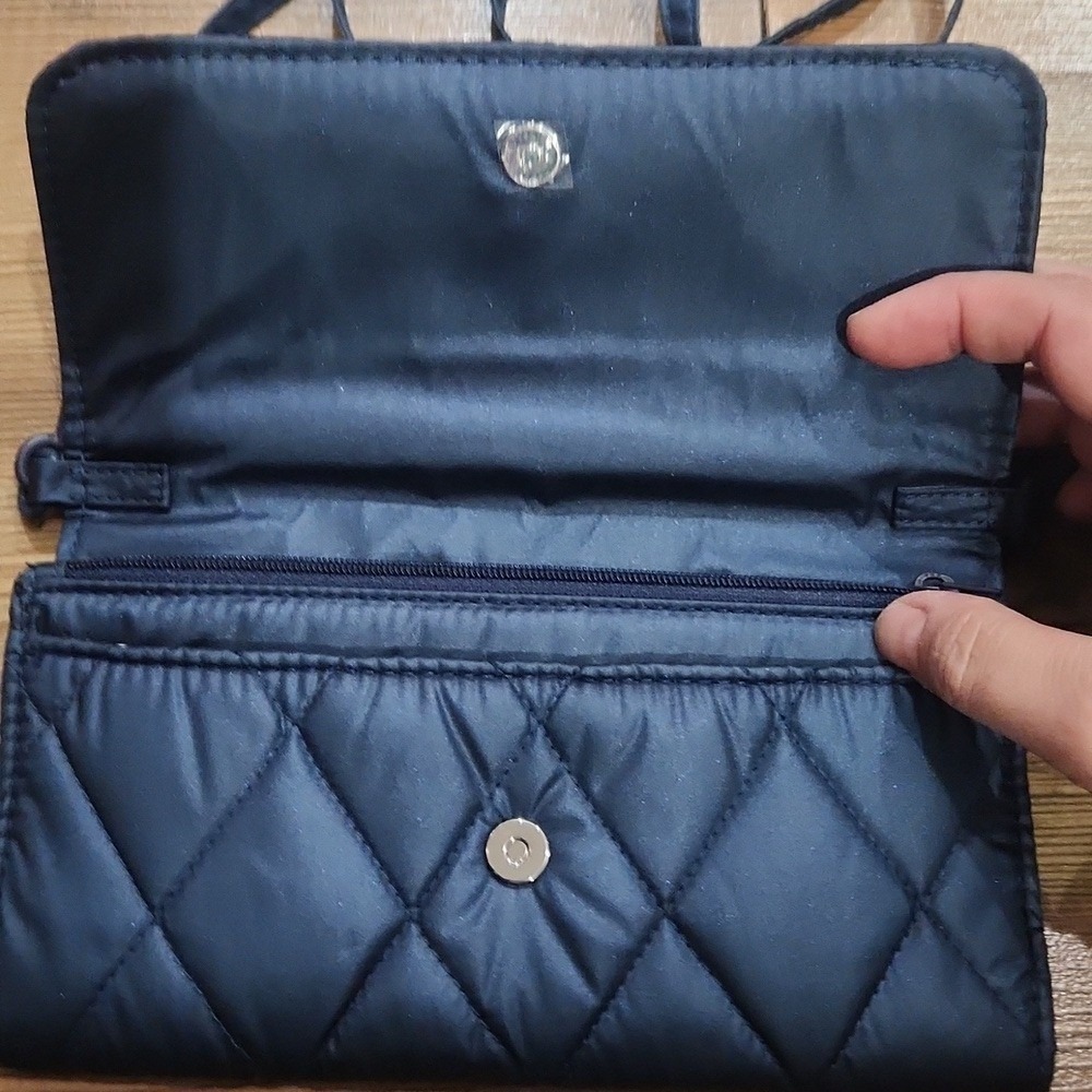 Vera Bradley Ultralight Wallet Crossbody Preppy Crafty Quilted Weekend Coastal - Picture 4 of 8
